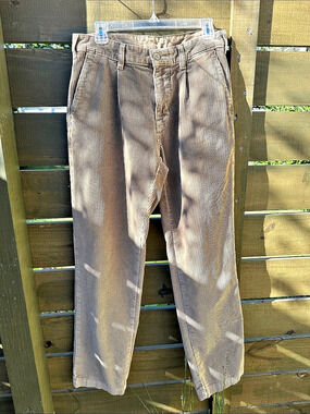Patagonia Men's Organic Cotton Corduroy Jeans Corduroy Pants Brown Waist 31